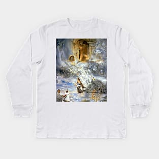 Salvador Dali The Ecumenical Council Art Poster 1960 Surrealism Kids Long Sleeve T-Shirt